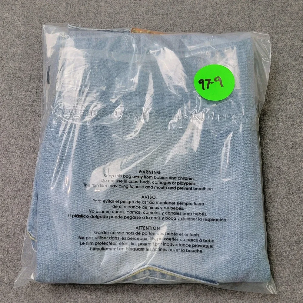 True Religion‎ Ricky Super T Jeans Mens 37x33 Blue Distressed Denim Made USA